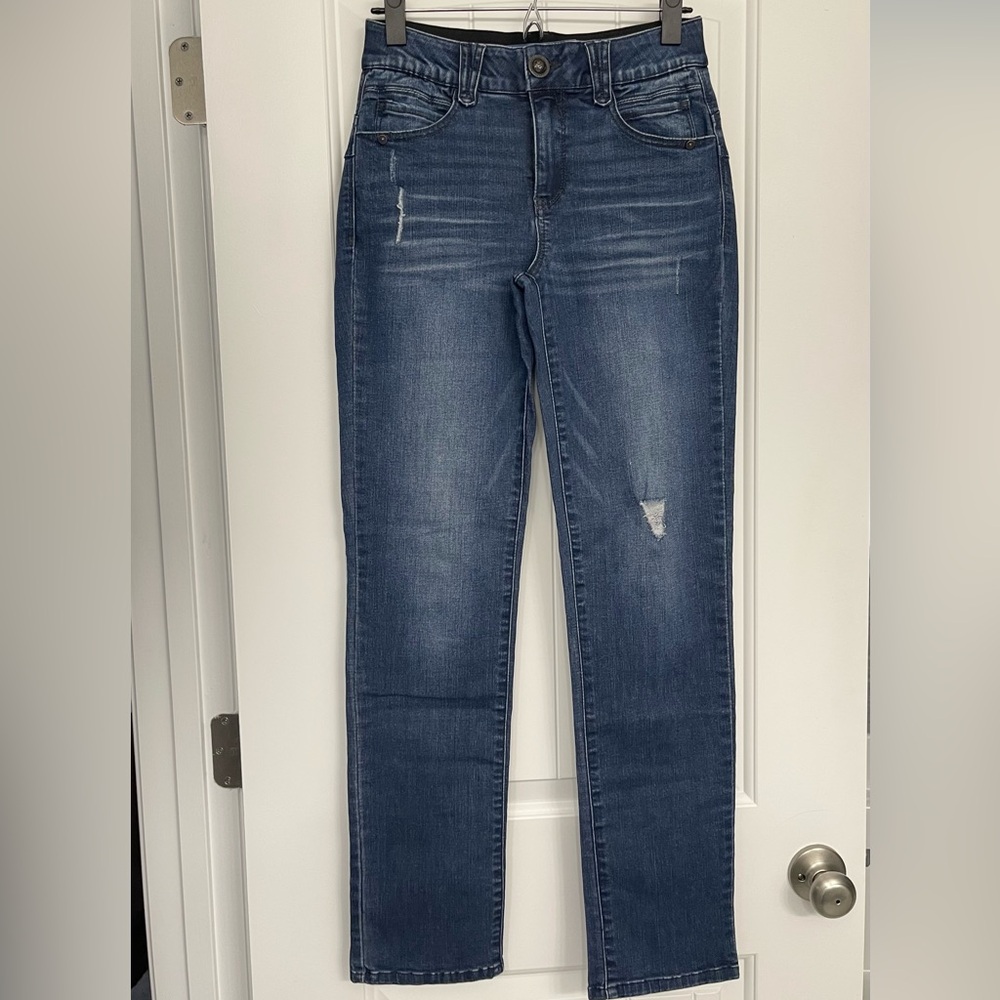 Democracy Dark Blue Straight Jeans Size 2